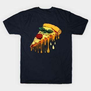 Melting Cheese and Pizza Slice T-Shirt